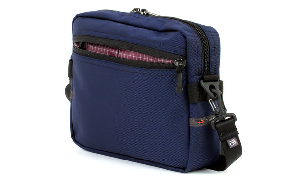 The Side Kick in Deep Blue (midnight blue) 525 Ballistic with Acai (dark purple with white grid) 200 Halcyon interior.